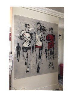Second thumbnail reference image of the three-runner painting, Palm Beach, FL
