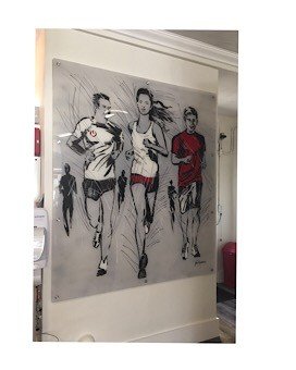Third thumbnail reference image of the three-runner painting, Palm Beach, FL