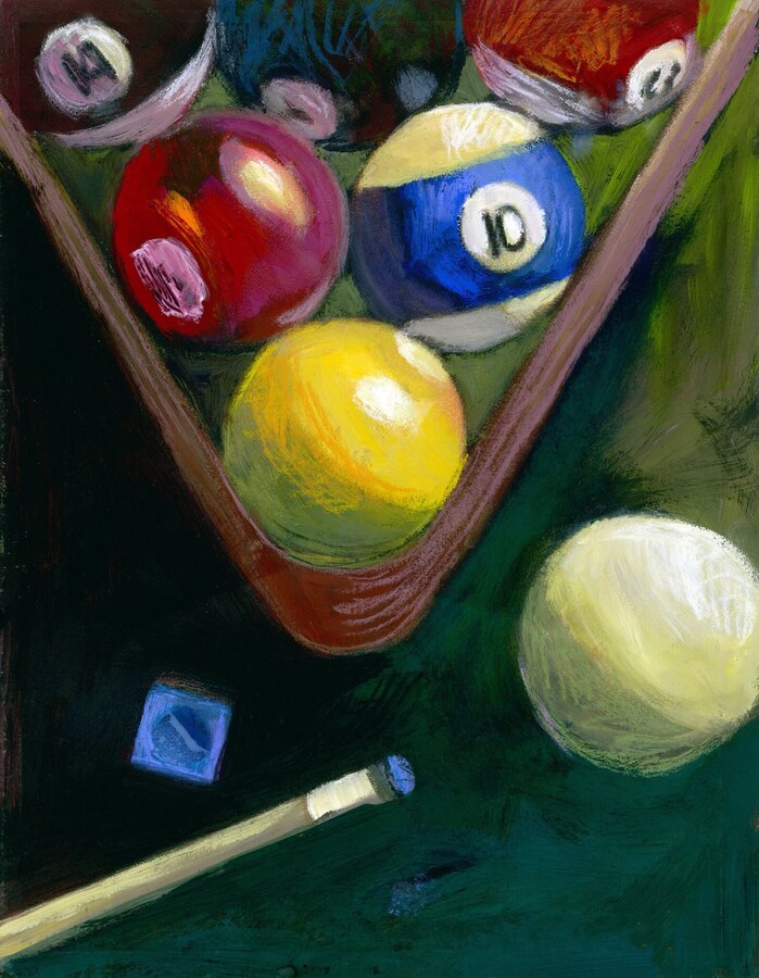 Impressionistic Still life original painting by Maureen Fulgenzi — Vivid / bold palette, Palm Beach, FL