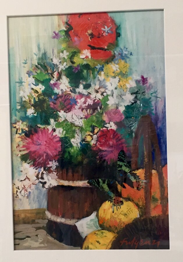 Impressionistic Flowers — sold original by Maureen Fulgenzi, available as a fine art print, Palm Beach, FL