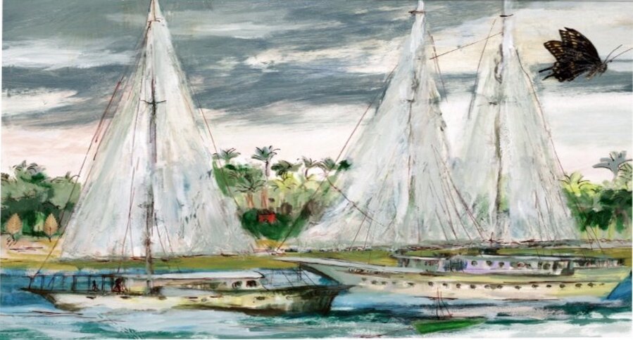 Impressionistic Seascape / beach — sold original by Maureen Fulgenzi, available as a fine art print, Palm Beach, FL