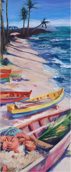 Impressionistic Seascape / beach — sold original by Maureen Fulgenzi, available as a fine art print, Palm Beach, FL