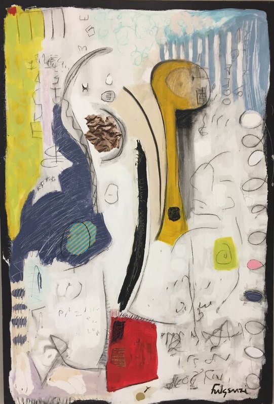 Abstract Mixed Media — sold original by Maureen Fulgenzi, available as a fine art print, Palm Beach, FL