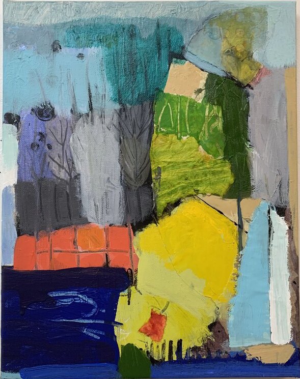 Abstract Mixed Media — sold original by Maureen Fulgenzi, available as a fine art print, Palm Beach, FL