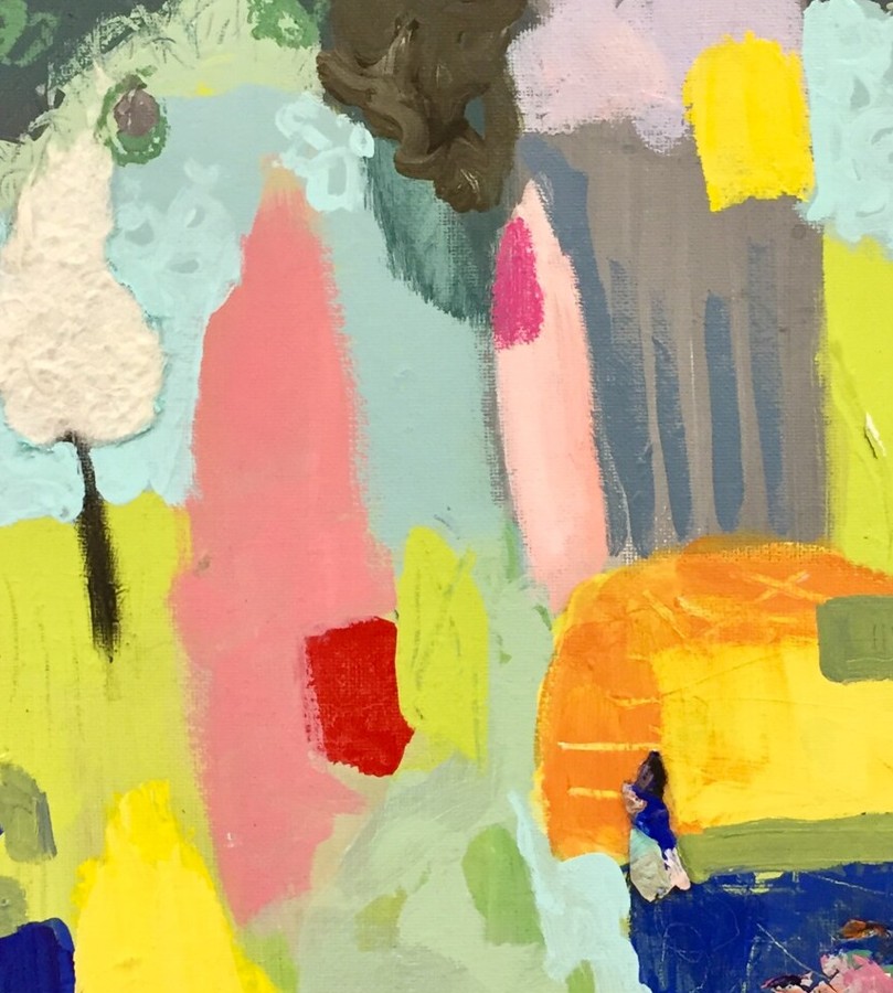 Abstract Mixed Media — sold original by Maureen Fulgenzi, available as a fine art print, Palm Beach, FL