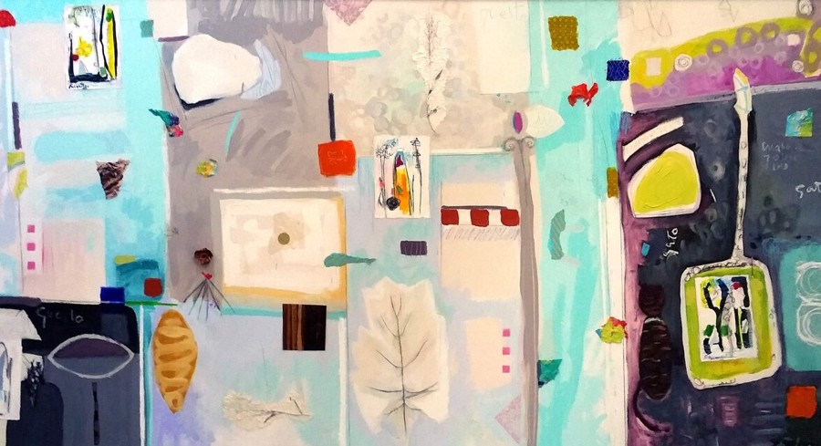 Abstract Mixed Media — sold original by Maureen Fulgenzi, available as a fine art print, Palm Beach, FL