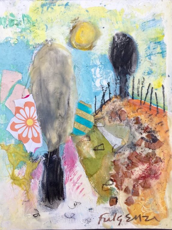Abstract Mixed Media — sold original by Maureen Fulgenzi, available as a fine art print, Palm Beach, FL