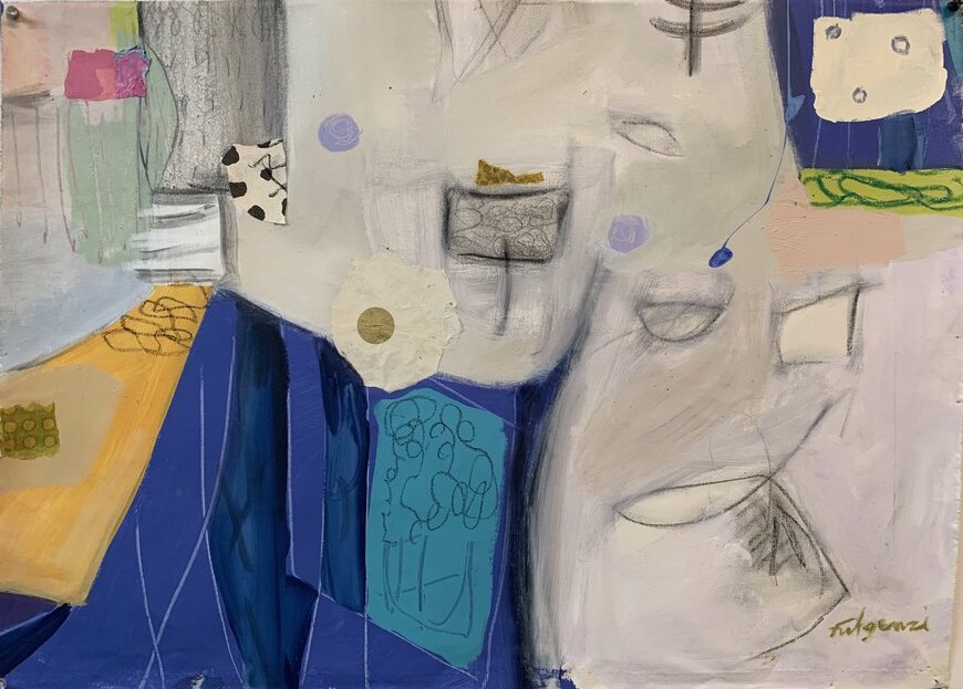 Abstract Mixed Media — sold original by Maureen Fulgenzi, available as a fine art print, Palm Beach, FL
