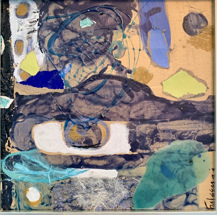 Abstract Mixed Media — sold original by Maureen Fulgenzi, available as a fine art print, Palm Beach, FL
