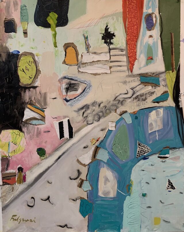 Abstract Mixed Media — sold original by Maureen Fulgenzi, available as a fine art print, Palm Beach, FL