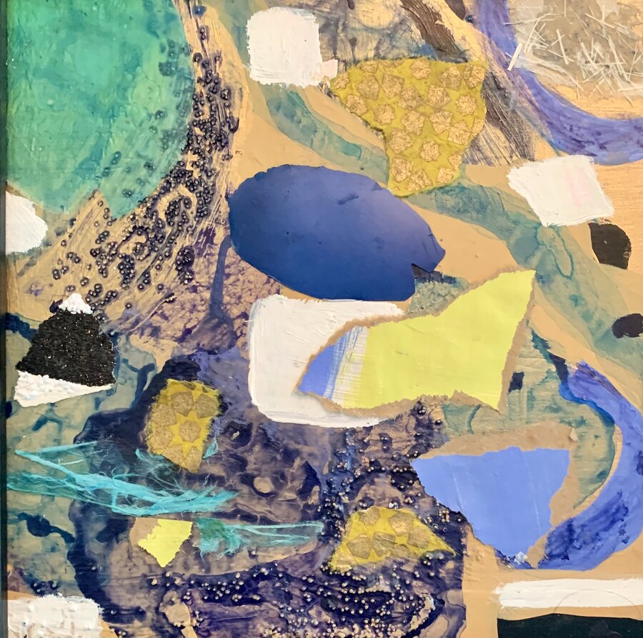 Abstract Mixed Media — sold original by Maureen Fulgenzi, available as a fine art print, Palm Beach, FL