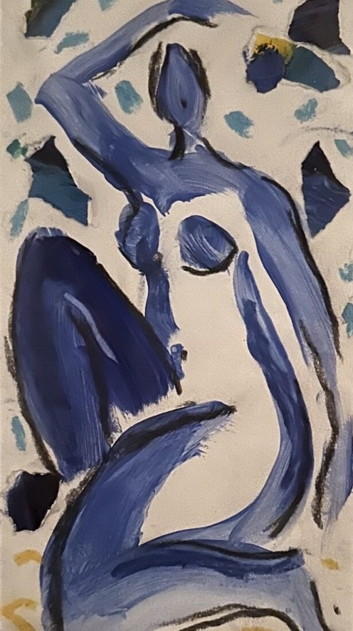 Abstract Figures — sold original by Maureen Fulgenzi, available as a fine art print, Palm Beach, FL