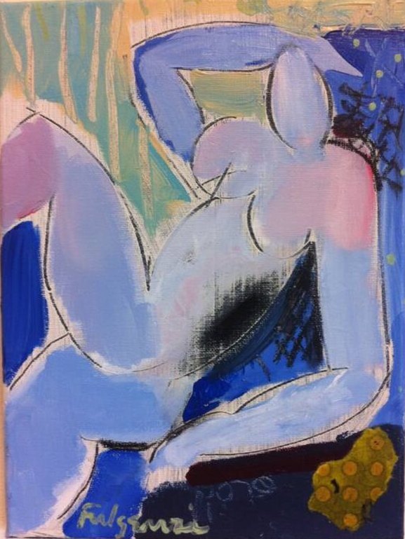 Abstract Figures — sold original by Maureen Fulgenzi, available as a fine art print, Palm Beach, FL