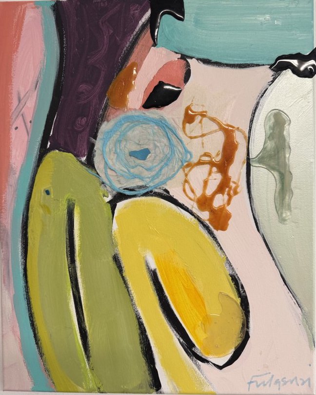 Abstract Figures — sold original by Maureen Fulgenzi, available as a fine art print, Palm Beach, FL