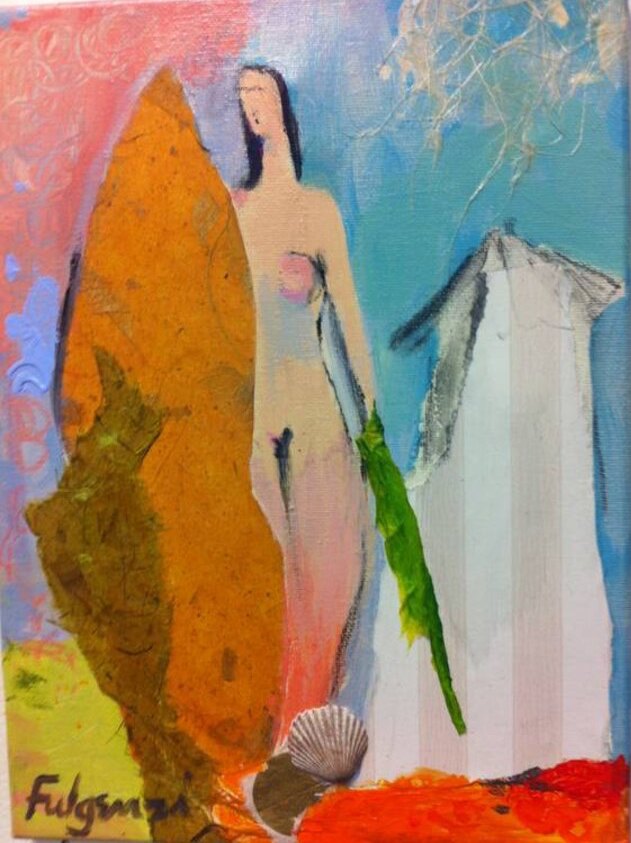 Abstract Figures — sold original by Maureen Fulgenzi, available as a fine art print, Palm Beach, FL