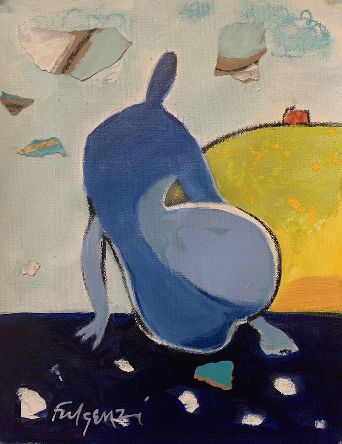 Abstract Figures — sold original by Maureen Fulgenzi, available as a fine art print, Palm Beach, FL