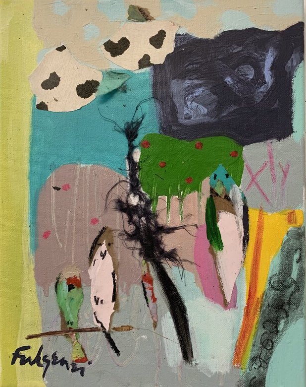 Abstract Birds — sold original by Maureen Fulgenzi, available as a fine art print, Palm Beach, FL
