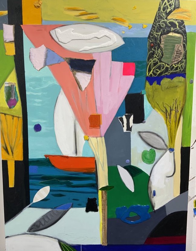 Abstract Landscapes & Cityscapes — sold original by Maureen Fulgenzi, available as a fine art print, Palm Beach, FL