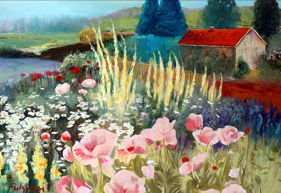 Impressionistic Landscapes & Cityscapes — sold original by Maureen Fulgenzi, available as a fine art print, Palm Beach, FL