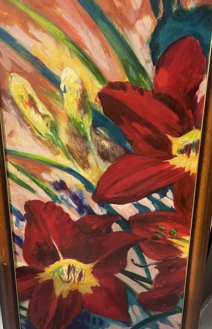 Impressionistic Flowers — sold original by Maureen Fulgenzi, available as a fine art print, Palm Beach, FL
