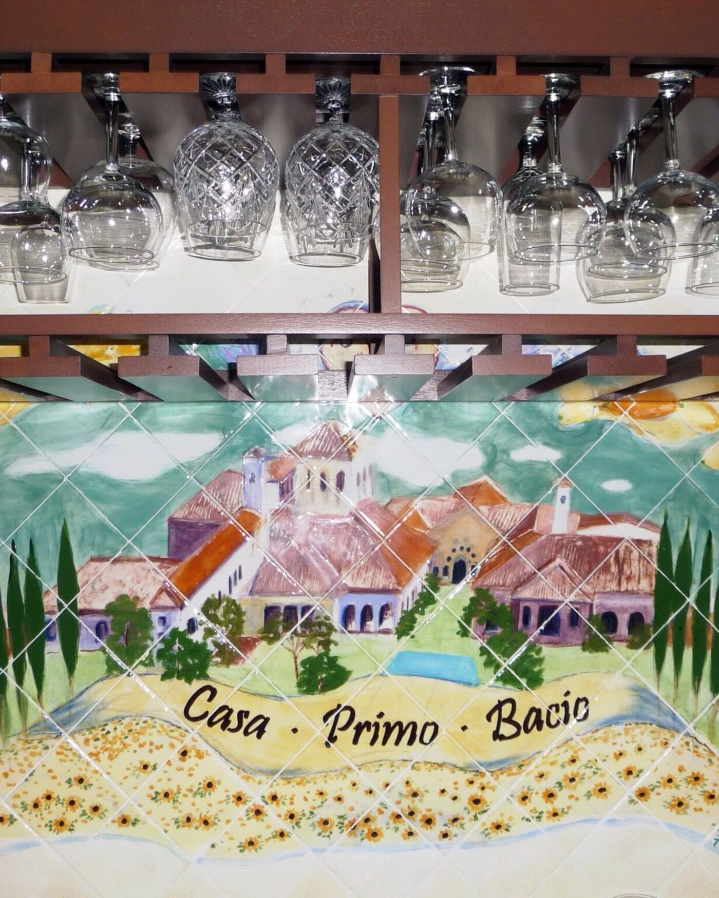 Restaurant mural by Maureen Fulgenzi